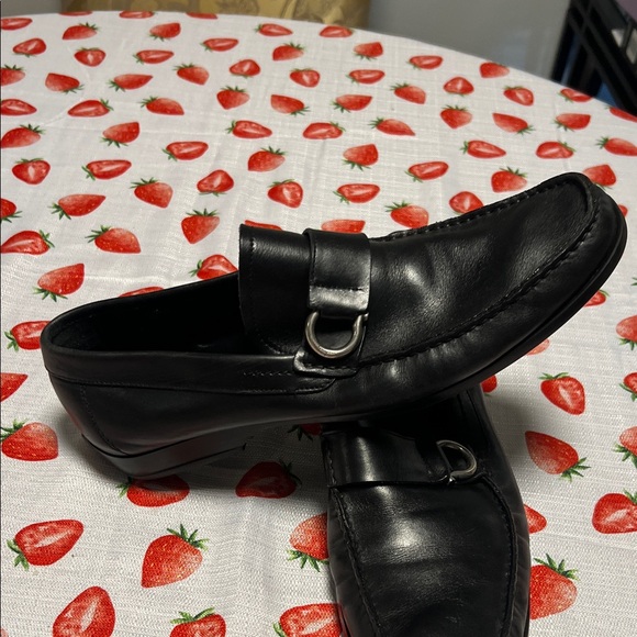 Salvatore ferragamo Men's Black Leather Loafers - Picture 9 of 10